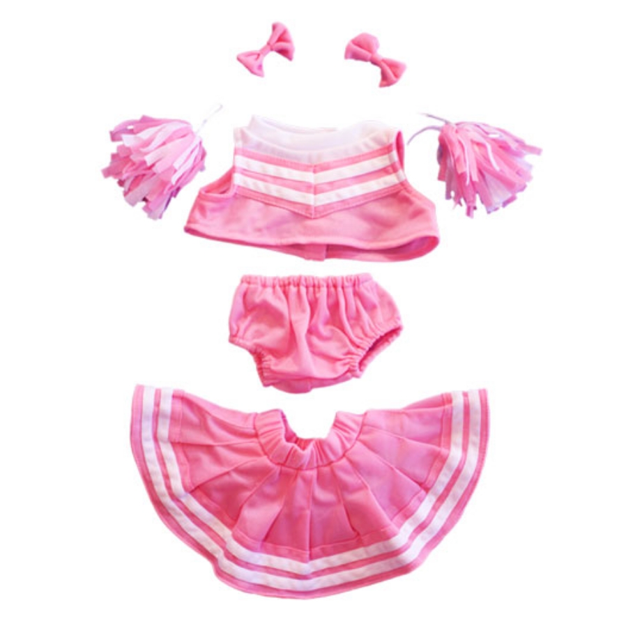 8" pink cheerleader