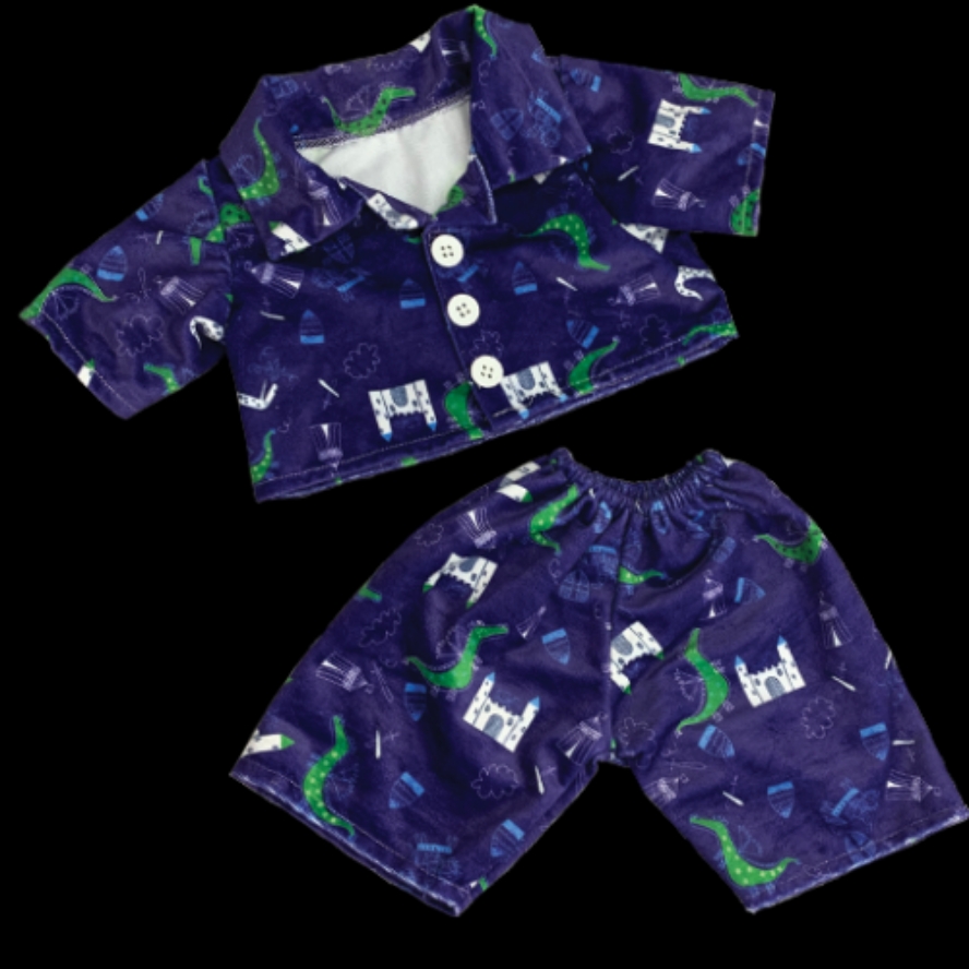 8" castle dragons pjs