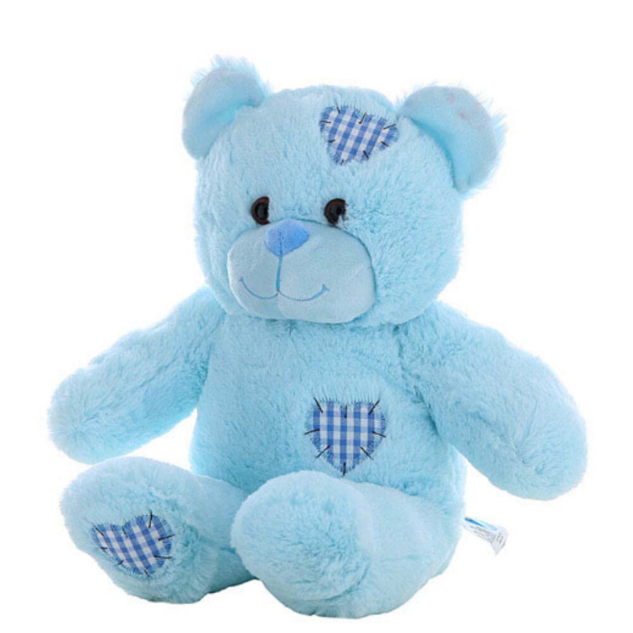 8" blue bear